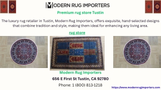 Premium rug store Tustin