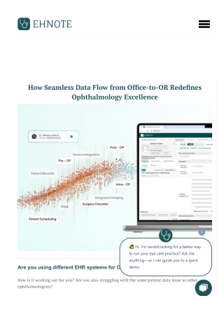 How Seamless Data Flow from Office-to-OR Redefines Ophthalmology Excellence
