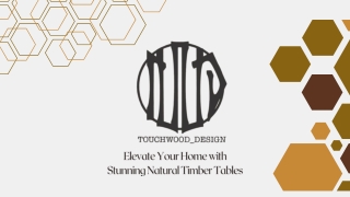 Elevate Your Home with Stunning Natural Timber Tables