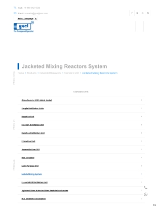 Best Quality Mobile Mixing System | Goel Scientific | Canada