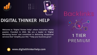 Tier 1 Backlinks for SEO Success and Real Traffic Growth