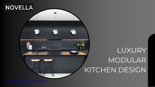 Transform Your Space with Luxury Modular Kitchen Designs by Novella Kitchens