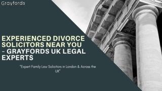 Experienced Divorce Solicitors Near You – Grayfords UK Legal Experts