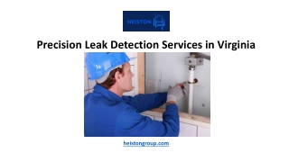 Precision Leak Detection Services in Virginia