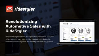 Revolutionizing Automotive Sales with RideStyler