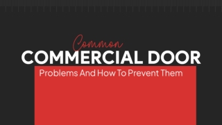 Boost Security With Routine Door Checkups