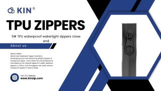 TPU zippers