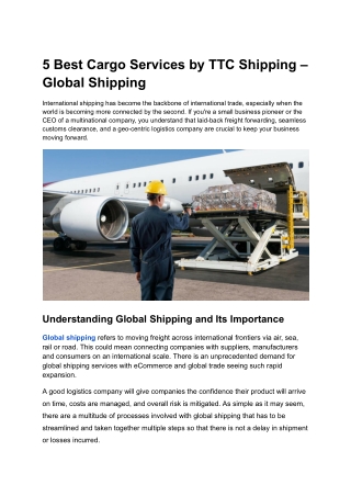 Navigating the World of Global Shipping_ A Complete Guide