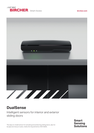 Intelligent sensors for interior and exterior sliding doors