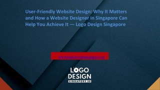 User-Friendly Website DesignWhy It Matters and How a Website Designer in Singapore Can Help You Achieve It — Logo Design