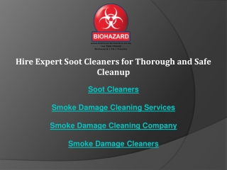 Hire Expert Soot Cleaners for Thorough and Safe Cleanup