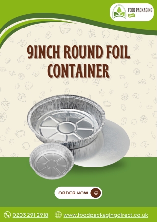 Buy 9inch Round Foil Container for Takeaway