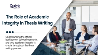 Academic Integrity: A Cornerstone of Effective Thesis Writing