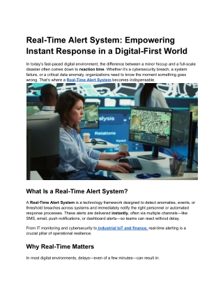 Real-Time Alert System_ Empowering Instant Response in a Digital-First World