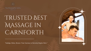 Restore Your Energy with Thai Massage at Sandy Thai Massage