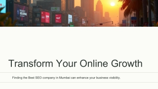 Mumbai’s Leading SEO Company for Top Digital Growth
