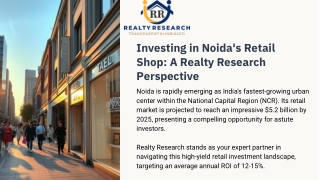 retail shop investment in noida