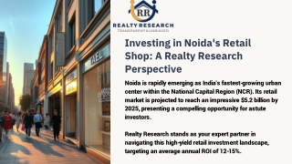 retail shop investment in noida