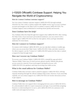 Coinbase Support Helping You Navigate the World of Cryptocurrency