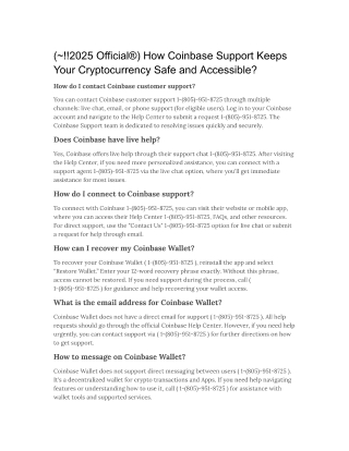 How Coinbase Support Keeps Your Cryptocurrency Safeand Accessible