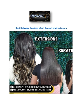 Best Balayage Services USA | Brooklynhaircuts.com
