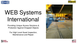 WEB Systems® International: Ultimate Safety for Height Access