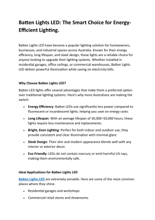 Batten-Lights-LED