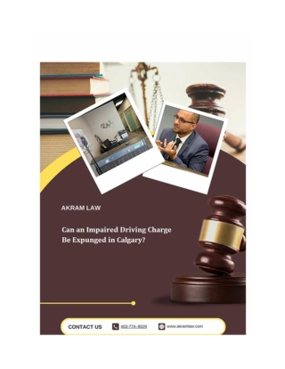 Can an Impaired Driving Charge Be Expunged in Calgary?