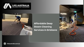 Affordable Deep Steam Cleaning Services in Brisbane