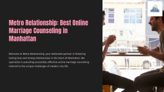 Heal your Relationship with Best Online Marriage Counseling Manhattan
