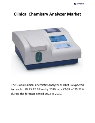 Clinical Chemistry Analyzer Market