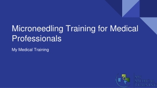 Microneedling Training for Medical Professionals