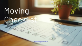 Moving Checklist: Your Complete Guide to a Stress-Free Relocation