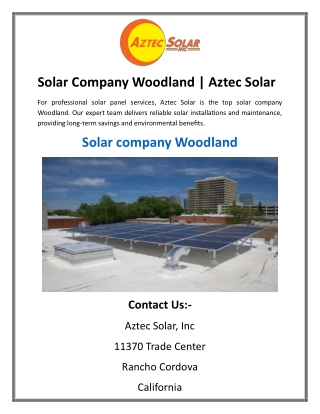 Solar Company Woodland