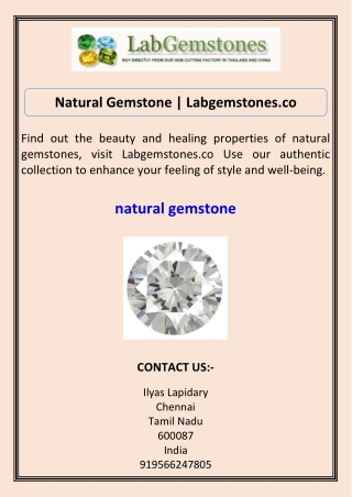 Natural Gemstone Labgemstones.co