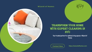 Exceptional Cleaning Services for NYC Apartments