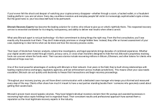 Can I reclaim lost crypto? Yes, Contact Bitcrack Recovery Experts