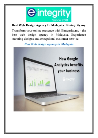 Best Web Design Agency In Malaysia  Eintegrity.my