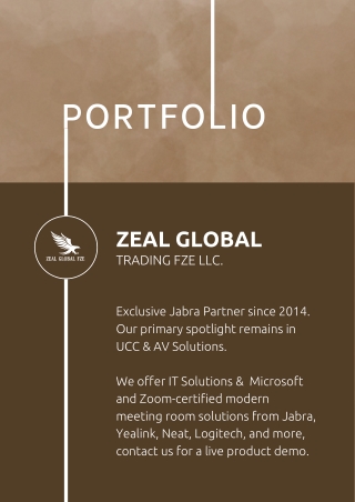 Business Profile Zeal Global Trading FZE