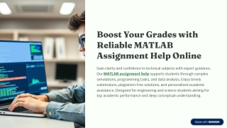 Top-Rated MATLAB Assignment Help for Engineering Students
