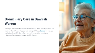 Domiciliary Care Dawlish Warren