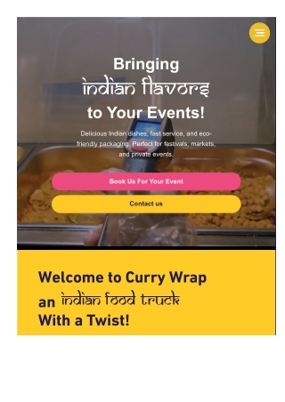 Curry wrap food truck
