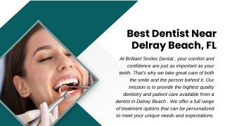 Best Dentist Near Delray Beach, FL