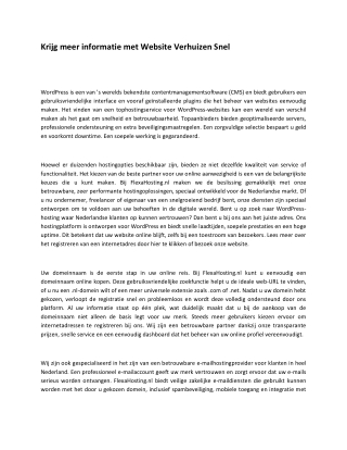 E-mail Hosting Provider