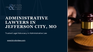 Administrative Lawyers in Jefferson City, MO