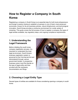 Everything You Need to Know About Opening a Company in South Korea