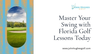 Unlock Your Potential with Golf Lessons Florida