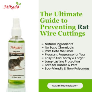 Best Rat Deterrent and Repellent Spray for Car, Kitchen & Storage – Mikado