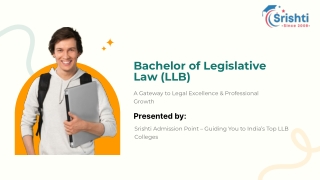 Top Admission Guidance for LLB in Ghaziabad | Srishti Admission Point