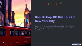 Bus Tour to New York: Iconic Stops You Can’t Miss